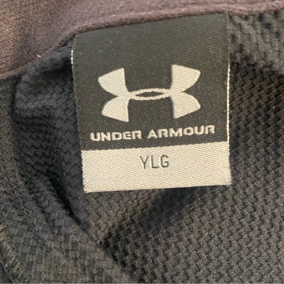 Under Armour Jacket Youth Large Black Full Zip Active - Picture 6 of 7